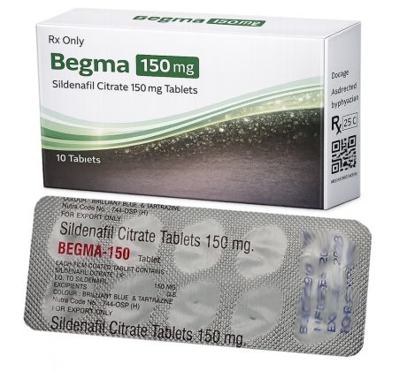 BEGMA 150mg (Sildenafil Citrate) : cena za 2 balenia
